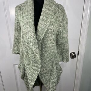 Pins And Needles Cozy Green Knit Women's Sweater Size Medium CB-105